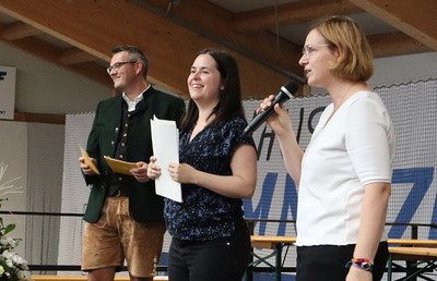 Elisabeth Glatz (Bildmitte) macht überwiegend positive Erfahrungen bei ihrer Arbeit als Engagementförderin. 